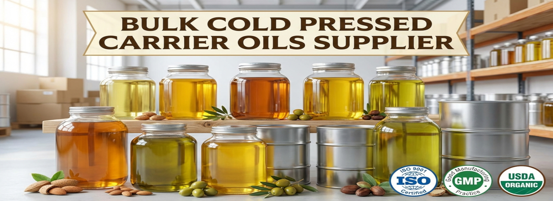 Banner for carrier oil