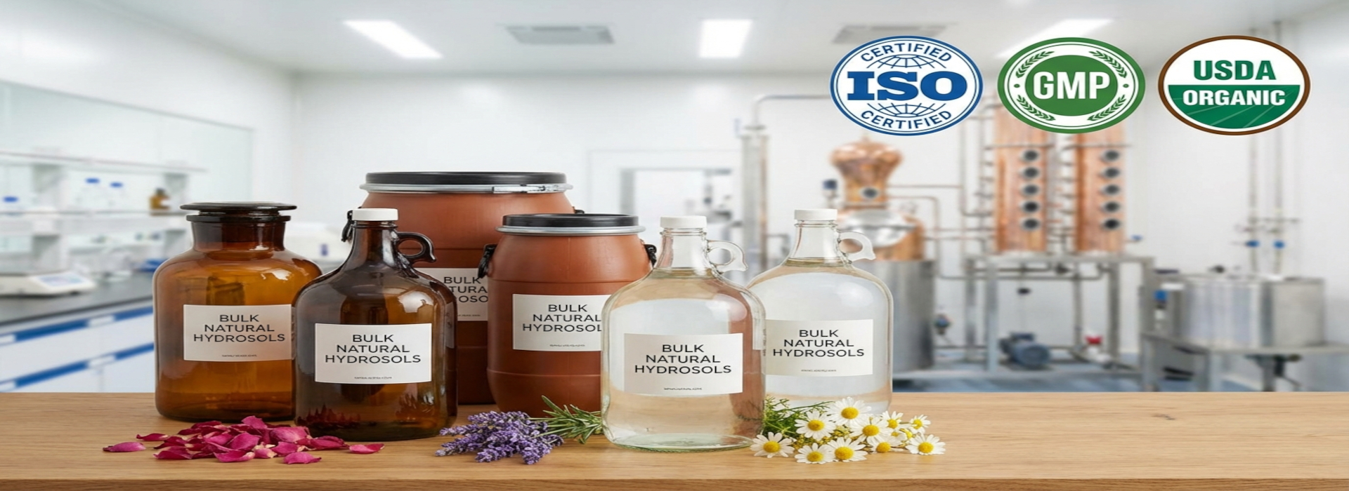 Banner for hydrosols