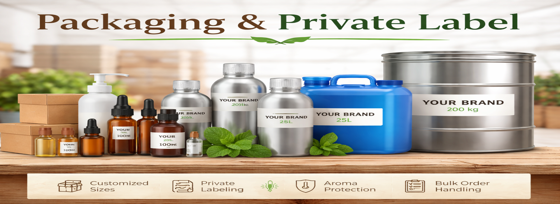 Packaging & Private Label
