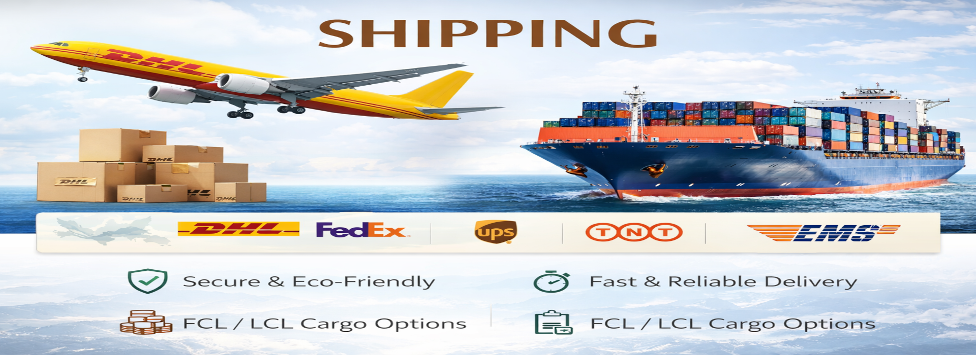 Worldwide Shipping Options